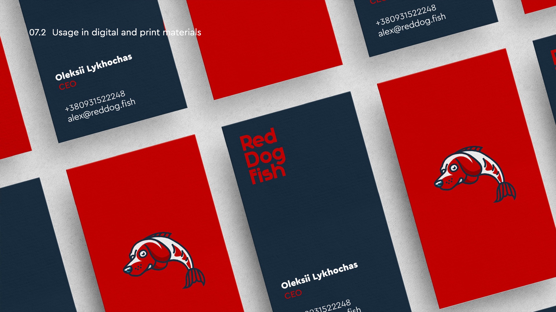 RedDogFish Business Cards